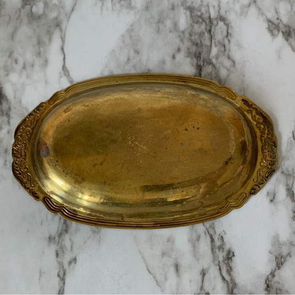Vintage brass trinket dish - Picture 3 of 3